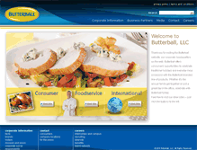 Tablet Screenshot of butterballcorp.com